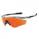 Oakley M2 Frame Sunglasses Silver/ Fire Iridium Oo9212-04