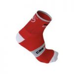 Castelli – Rosso Corsa 9 Socks Red S/M
