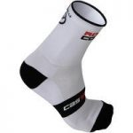 Castelli – Rosso Corsa 13 Socks White 2XL
