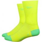 Defeet – Aireator Tall Hi-Vis Socks Yellow/Green L