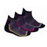 Polaris – Coolmax Triple Pack of Socks Black 3.5-6.5