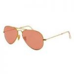 Ray-ban Aviator Sunglasses Rb3025 001/15 Arista/ Crystal Polarised Pink