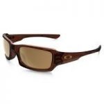 Oakley Fives Squared Sunglasses Polished Root Beer/ Dark Bronze Oo9238-07