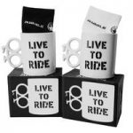 Boxer Gifts – Live To Ride Mug with Ribble Socks