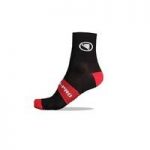 Endura – FS260-Pro Socks (Twin Pack) Black/Red L/XL