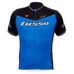 Lusso – Classico Short Sleeve Jersey Blue LG(LUS1012L)