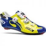 Sidi – Wire Carbon Vernice Shoes Yellow Fluo/Blue 42