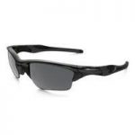 Oakley Half Jacket 2.0 Xl Sunglasses Polished Black/black Iridium Polarized Oo9154-05