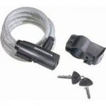 Kryptonite Keeper 1018 Key cable – coiled – with bracket 10 mm x 180 cm