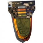 Exped Waterproof Fold-Drybag 4 Pack – Classic Colours – XS S M and L